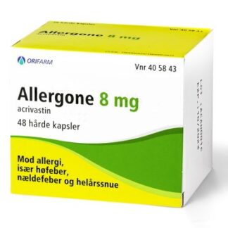 Allergone 8 mg 48 stk Kapsler, hårde - Orifarm generics
