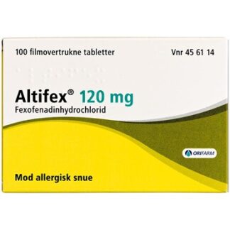 Altifex 120 mg 100 stk Filmovertrukne tabletter - Orifarm generics