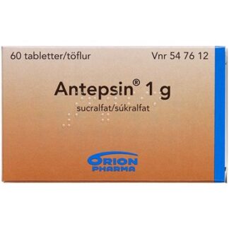 Antepsin 1 g 60 stk Tabletter - orion pharma