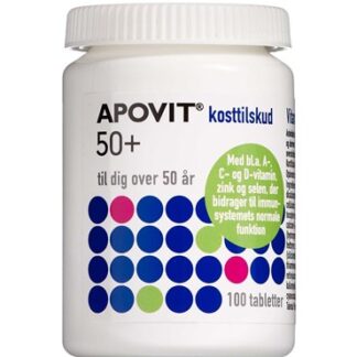 APOVIT 50+ Tabletter Kosttilskud 100 stk - APOVIT