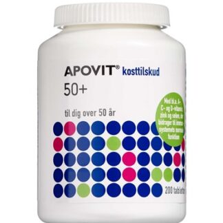 APOVIT 50+ Tabletter Kosttilskud 200 stk - APOVIT
