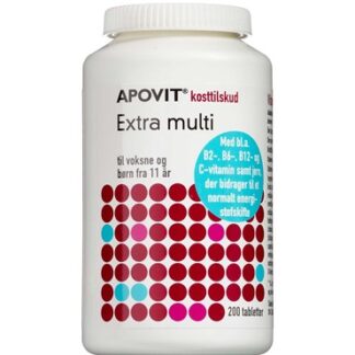 APOVIT Ekstra Multi Tabletter Kosttilskud 200 stk - APOVIT