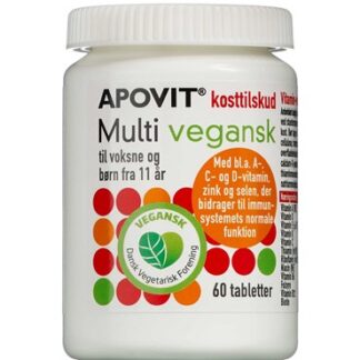 APOVIT Multi Vegansk Tabletter Kosttilskud 60 stk - APOVIT