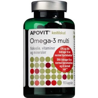 APOVIT Omega-3 Multi Kapsler Kosttilskud 90 stk - APOVIT