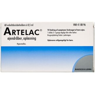 Artelac 3,2 mg/ml 30 ml Øjendråber, opløsning, enkeltdosisbeholder - Bausch & lomb nordic ab