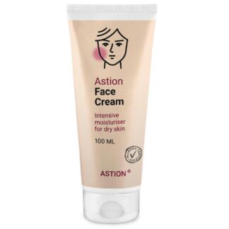 Astion Face Cream - Ansigtscreme til tør hud og pleje ved eksem og psoriasis. - Astion Pharma