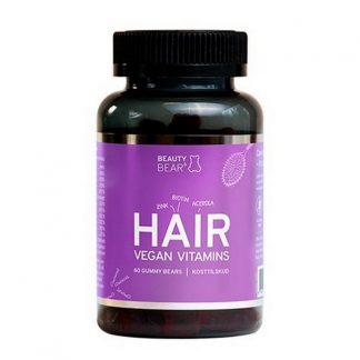 Beauty Bear Vitamins - HAIR Vitamins Gummies - Vingummier - 1 måned - beauty bear vitamins