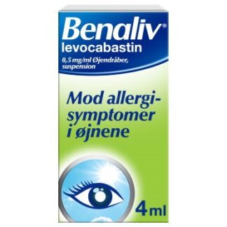 Benaliv 0,5 mg/ml 4 ml Øjendråber, suspension - Benaliv