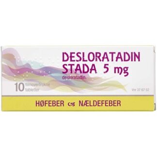 Desloratadin "Stada" 5 mg 10 stk Filmovertrukne tabletter - Pharmacodane