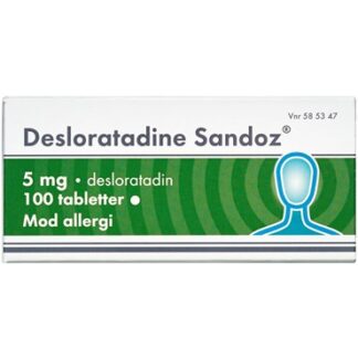 Desloratadine "Sandoz" 5 mg 100 stk Filmovertrukne tabletter - sandoz