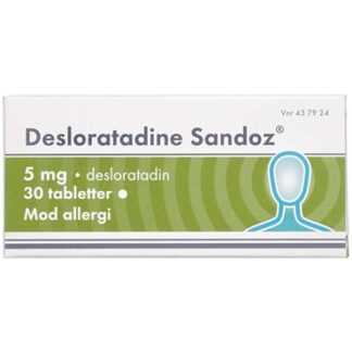 Desloratadine "Sandoz" 5 mg 30 stk Filmovertrukne tabletter - brentan