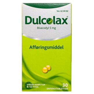 Dulcolax 5 mg 30 stk Enterotabletter - dulcolax