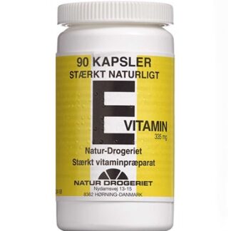 E-Vitamin Kapsler Stærkt vitamin- og mineralpræparat 90 stk - Natur - Drogeriet A/S