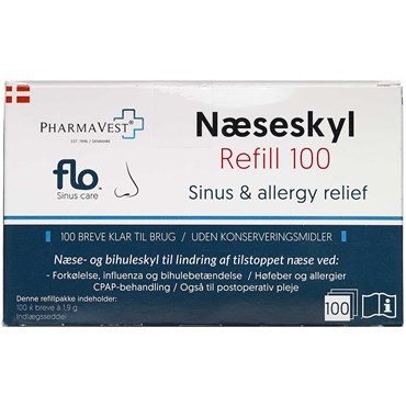 FLO Næseskyl Refill Medicinsk udstyr 100 stk - PharmaVest
