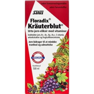 Floradix Kräuterblut Jern Eliksir Kosttilskud 500 ml - Kräuterblut