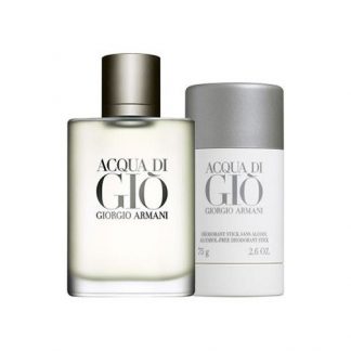 Giorgio Armani - Acqua Di Gio Sæt - 100 ml Edt & Deodorant Stick - giorgio armani