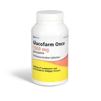 Glucofarm Once 1500 mg 90 stk Filmovertrukne tabletter - Orifarm generics