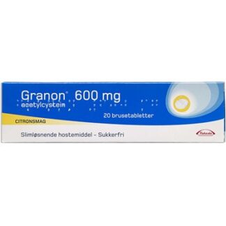 Granon 600 mg 20 stk Brusetabletter - Takeda pharma a/s