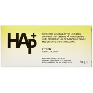 HAp+ Sugetabletter Citron Medicinsk udstyr 16 stk - HAp+