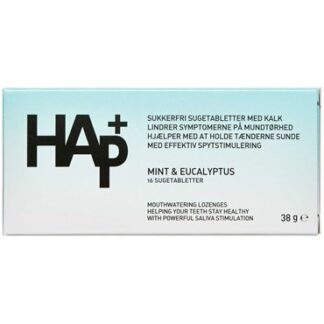 HAp+ Sugetabletter Mint & Eucalyptus Medicinsk udstyr 16 stk - HAp+