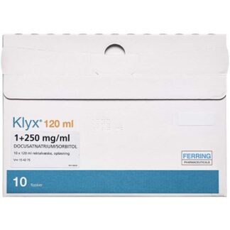 Klyx 1 + 250 mg/ml 1200 ml Rektalvæske, opløsning - Orifarm