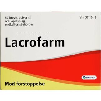 Lacrofarm 50 stk Pulver til oral opløsning, enkeltdosisbeholder - Orifarm generics