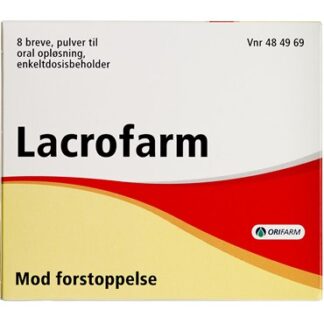 Lacrofarm 8 stk Pulver til oral opløsning, enkeltdosisbeholder - Orifarm generics