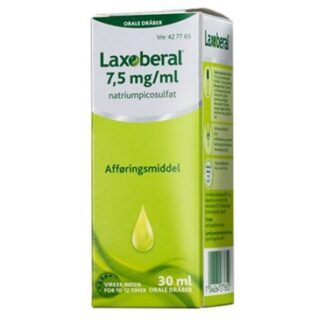 Laxoberal 7,5 mg/ml 30 ml Orale dråber, opløsning - brentan
