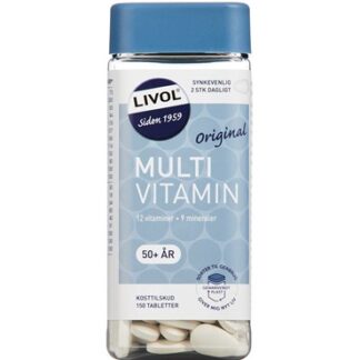 Livol Multivitamin 50+ Tabletter Kosttilskud 150 stk - livol