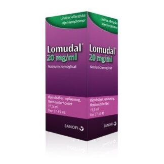 Lomudal 20 mg/ml 13,5 ml Øjendråber, opløsning - Sanofi-aventis