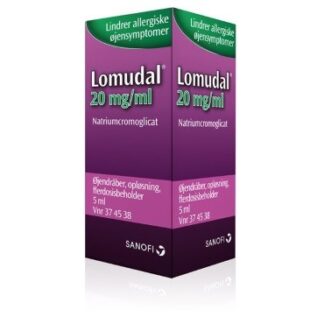 Lomudal 20 mg/ml 5 ml Øjendråber, opløsning - Sanofi-aventis
