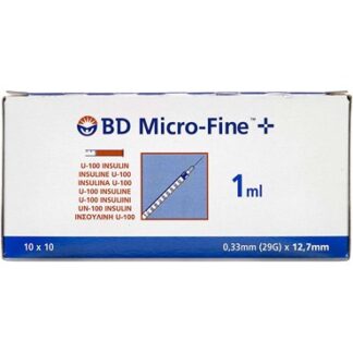 Micro-Fine+100enh 12,7mm Medicinsk udstyr 100 stk - BD