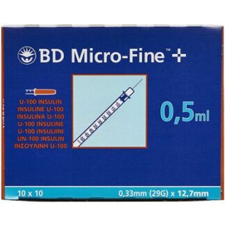 Micro-Fine+100enh 12,7mm Medicinsk udstyr 100 stk - BD
