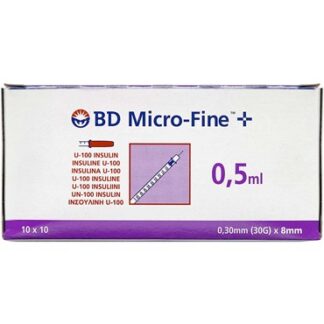 Micro-Fine+ 50enh 8mm Medicinsk udstyr 100 stk - BD