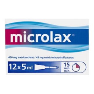Microlax 9 mg/ml + 90 mg/ml 60 ml Rektalvæske, opløsning, enkeltdosisbeholder - Microlax