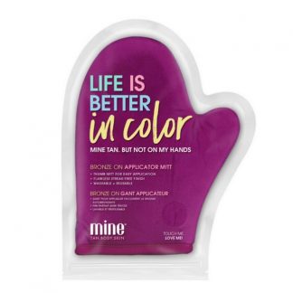 MineTan - Life Is Better In Color Bronze On - Velour Selvbrunerhandske - minetan
