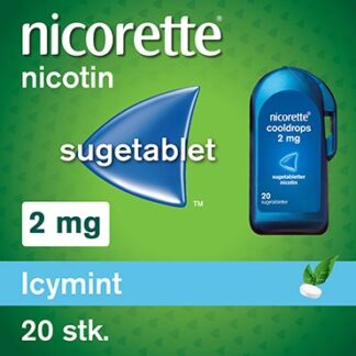 Nicorette Cooldrops 2 mg 20 stk Sugetabletter - Nicorette