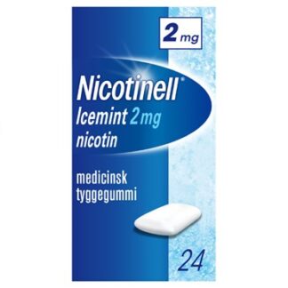 Nicotinell IceMint 2 mg 24 stk Medicinsk tyggegummi - Nicotinell