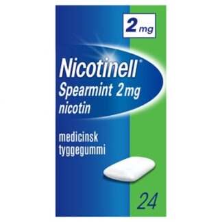Nicotinell Spearmint 2 mg 24 stk Medicinsk tyggegummi - Nicotinell