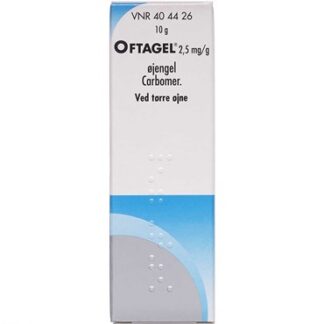 Oftagel 2,5 mg/g 10 g Øjengel - Santen oy