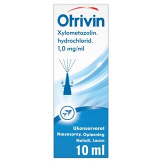 Otrivin ukonserveret 1 mg/ml 10 ml Næsespray, opløsning - Otrivin