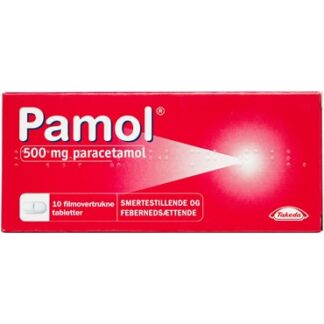 Pamol 500 mg 10 stk Filmovertrukne tabletter - pamol