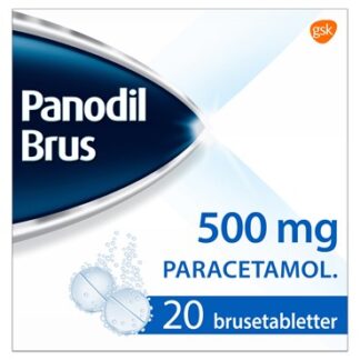 Panodil Brus 500 mg (Håndkøb, apoteksforbeholdt) 20 stk Brusetabletter - Panodil