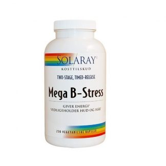 Solaray - Mega B-Stress - 250 kapsler - solaray