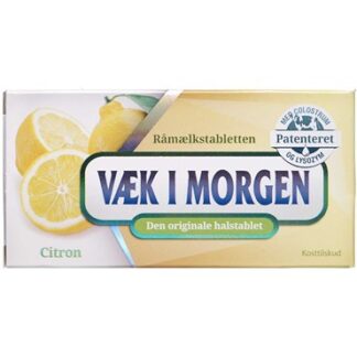Væk I Morgen Halstablet Citron Kosttilskud 20 stk - Væk i Morgen