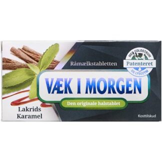 Væk I Morgen Halstablet Lakrids/Karamel Kosttilskud 20 stk - Væk i Morgen