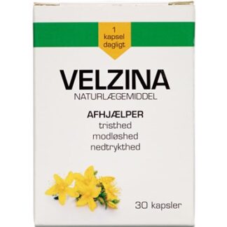 Velzina Hypericum Kapsler Naturlægemiddel 30 stk - Velzina