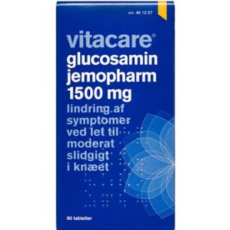 VitaCare "Glucosamin JemoPharm 1500 mg 90 stk Filmovertrukne tabletter - vitacare
