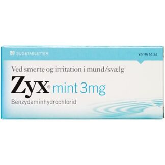 Zyx mint 3 mg 20 stk Sugetabletter - Zyx