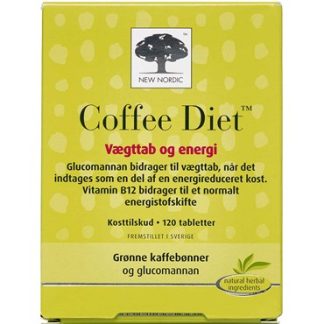 Coffee Diet Tabletter Kosttilskud 120 stk - new nordic